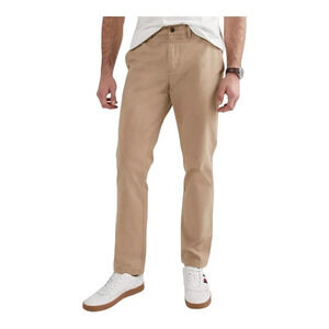 tommy hilfiger regular fit stretch khakis